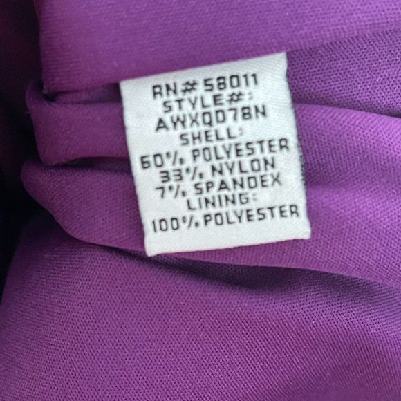 Melrose Bodycon Ruched Purple Dress Size 10 - Picture 6 of 12